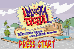 Mucha Lucha! - Mascaritas of the Lost Code Title Screen